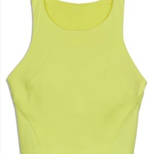 Lululemon Wunder Train Racerback Tank Top Electric Lemon color